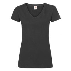 Koszulka Z Dekoltem W Szpic Dla Kobiet. Niebieskie bluzki damskie Fruit of the Loom, s, bez wzorów, sportowe, bez kołnierzyka, bez ramiączek. Za 44.99 zł.