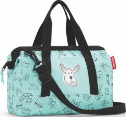 Torba Allrounder Kids Cats and Dogs XS miętowa. Zielone torebki dziecięce Reisenthel. W wyprzedaży za 97.30 zł.