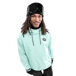 Kurtka snowboardowa męska W1 Iceberg. Niebieskie kurtki męskie SIROKO, m, bez wzorów, z materiału, z kapturem, narciarskie. Za 297.00 zł.