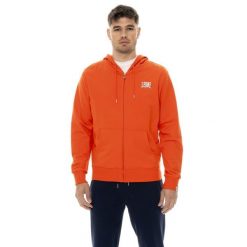 Bluza z bawełna z kaptur na siłownia na czas wolny. Brązowe bluzy sportowe męskie LEONE 1947 APPAREL, bez wzorów, z bawełny, sportowe, bez kołnierzyka, bez ramiączek. W wyprzedaży za 124.24 zł.