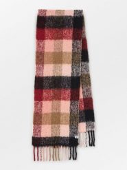 Becksöndergaard Szal w kolorze jasnoróżowo-czerwono-czarnym - 200 x 35 cm rozmiar: onesize. Różowe szaliki i kominy damskie Becksöndergaard, bez wzorów, z materiału. Za 295.99 zł.