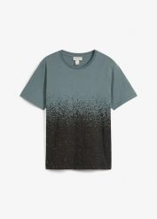 T-shirt z bawełny organicznej. Zielone t-shirty męskie bonprix, m, bez wzorów, z bawełny, bez kołnierzyka. Za 69.99 zł.
