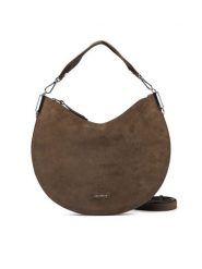 Coccinelle Torebka QKG Coccinellesunup Suede E1 QKG 13 01 01 Khaki. Brązowe torebki klasyczne damskie Coccinelle, bez wzorów, ze skóry, bez dodatków. Za 1,699.00 zł.
