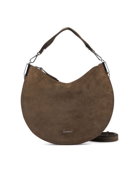 Coccinelle Torebka QKG Coccinellesunup Suede E1 QKG 13 01 01 Khaki. Brązowe torebki klasyczne damskie Coccinelle, bez wzorów, bez dodatków. Za 1,699.00 zł.