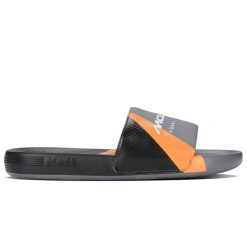 Męskie klapki K-Swiss SLIDE SNDL X MCLAREN ANTHRACITE/BLACK/PAPAYA-M. Szare klapki i japonki męskie K-Swiss. Za 149.00 zł.