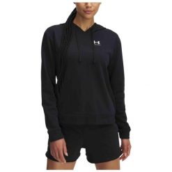 Bluza Damska Under Armour. Czarne bluzy bez kaptura damskie Under Armour. Za 136.99 zł.
