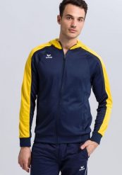 Kurtka treningowa Erima Liga 2.0 avec capuche. Niebieskie kurtki męskie Erima, xl, bez wzorów, z materiału, bez kaptura. Za 174.90 zł.