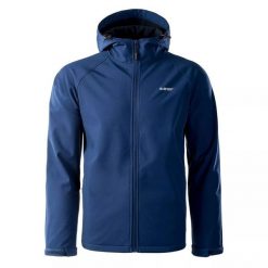 Kurtka męska Softshell Hi-Tec Neti - niebieska, Rozmiar M. Niebieskie kurtki męskie Hi-tec, m, bez wzorów, z materiału, bez kaptura. Za 144.99 zł.