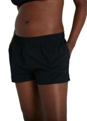 Spodenki szorty kąpielowe damskie Speedo Essentials Watershort. Czarne spodenki sportowe damskie Speedo, l, z materiału, do biegania. Za 172.50 zł.