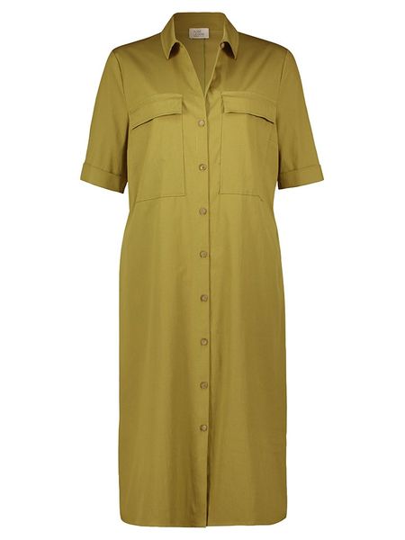 Vera Mont Sukienka w kolorze khaki rozmiar: 44. Brązowe sukienki damskie Vera Mont, na co dzień, bez wzorów, z bawełny, bez kołnierzyka, bez ramiączek, midi, proste. Za 178.79 zł.