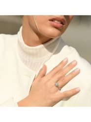 DIAMOND & CO Złoty pierścionek "Rosie" z diamentami rozmiar: 56. Białe pierścionki damskie Diamond & Co, z diamentem, złote. Za 1,826.99 zł.