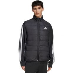 Kamizelka męska adidas Ess 3S L Down V. Czarne kamizelki męskie Adidas, l, z poliesteru. Za 324.99 zł.