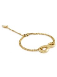 Guess Bransoletka JUBB05 050JW Złoty. Żółte bransoletki damskie Guess, metalowe. Za 159.99 zł.