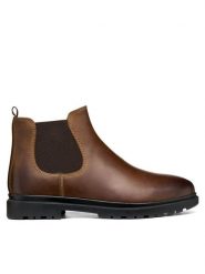 Geox Sztyblety U Andalo U16DDA 00045 C2Q6K Brązowy. Brązowe sztyblety męskie Geox, ze skóry, bez zapięcia. Za 549.99 zł.