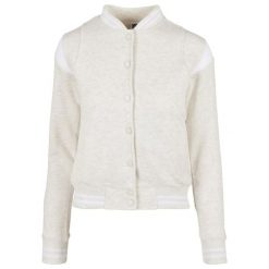 Damska Bluza Dresowa College. Białe bluzy bez kaptura damskie Urban Classics, xl, z dresówki. Za 189.99 zł.