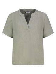Fresh Made Bluzka w kolorze khaki rozmiar: M. Brązowe bluzki damskie Fresh Made, m, bez wzorów, bez kołnierzyka, bez ramiączek. Za 71.23 zł.