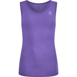 Koszulka damska Odlo PERFORMANCE X-LIGHT BL TOP v-neck singlet. Czarne bielizna termoaktywna damska Odlo, s, bez wzorów, z materiału. Za 199.99 zł.