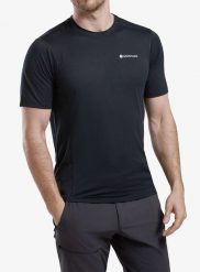 Koszulka termoaktywna męska Montane Dart Lite T-Shirt. Czarne bielizna termoaktywna męska Montane, m, bez wzorów, z materiału, bez kołnierzyka. Za 238.15 zł.