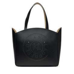 Torebka KARL LAGERFELD. Czarne torebki klasyczne damskie Karl Lagerfeld, bez wzorów, bez dodatków. Za 1,039.00 zł.
