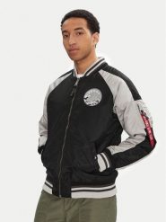 Alpha Industries Kurtka bomber Japan Warrior Souvenir 146101 Czarny Regular Fit. Czarne kurtki męskie Alpha Industries, l, bez wzorów, z syntetyku, bez kaptura. Za 779.99 zł.
