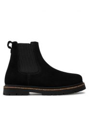 Birkenstock Sztyblety Highwood Slip On Mid W Leve 028187 Czarny. Czarne botki damskie Birkenstock, bez wzorów, ze skóry. Za 689.99 zł.
