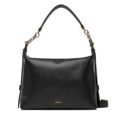 Torebka Furla. Czarne torebki klasyczne damskie Furla, bez wzorów, bez dodatków. Za 1,769.00 zł.