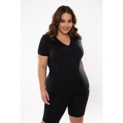 Koszulka fitness damska Rough Radical Ready Plus size. Brązowe bluzki damskie ROUGH RADICAL, plus size, bez wzorów, bez ramiączek. Za 109.90 zł.