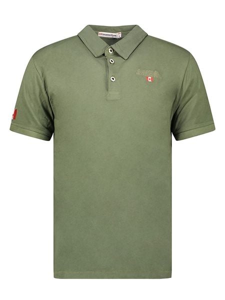 Canadian Peak Koszulka polo "Karseak" w kolorze khaki rozmiar: S. Brązowe koszulki polo męskie Canadian Peak, s, bez wzorów, z bawełny, bez ramiączek. Za 88.02 zł.