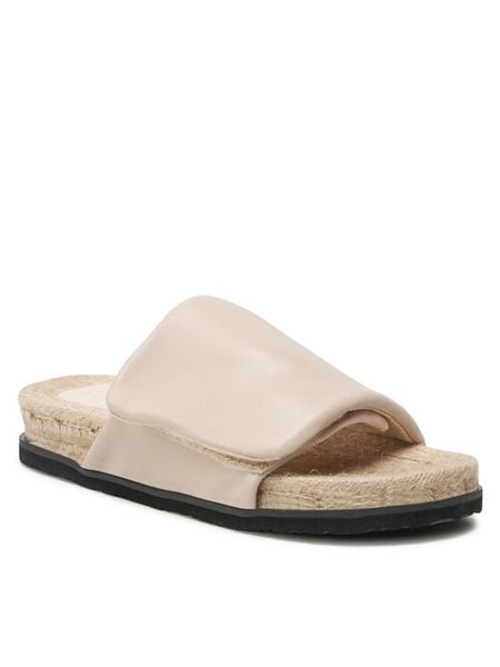 Jenny Fairy Espadryle WS1168-02 Beżowy. Brązowe espadryle damskie Jenny Fairy, bez wzorów, ze skóry, bez obcasa. Za 129.99 zł.
