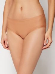 Chantelle Figi klasyczne Soft Stretch C26440 Beżowy. Brązowe figi damskie Chantelle, bez wzorów, z syntetyku. Za 99.99 zł.