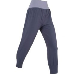 Spodnie haremki, dł. 3/4, Level 1 bonprix jagodowy. Fioletowe spodnie materiałowe damskie bonprix, bez wzorów, z dżerseju, sportowe, z obniżonym stanem. Za 69.99 zł.