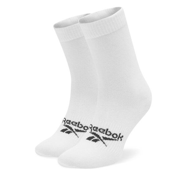 Skarpety długie Reebok. Białe skarpetki męskie Reebok, bez wzorów. Za 39.99 zł.