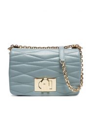 Furla Torebka WB01671 BX3221 CN 3963S Błękitny. Niebieskie torebki klasyczne damskie Furla, bez wzorów, ze skóry, wizytowe, bez kołnierzyka, bez ramiączek. Za 1,599.00 zł.