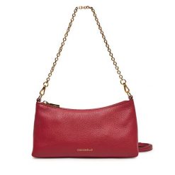 Torebka Coccinelle. Czerwone torebki klasyczne damskie Coccinelle, bez wzorów, bez dodatków. Za 559.99 zł.