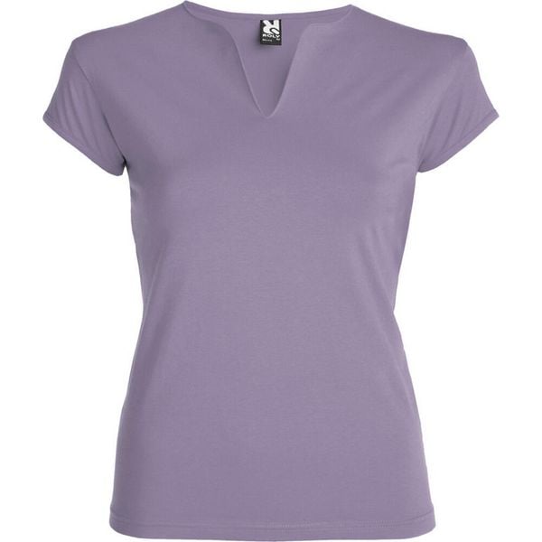 Koszulka Damska Belice. Fioletowe bluzki damskie ROLY, xl, bez wzorów, sportowe, bez kołnierzyka, bez ramiączek. Za 52.99 zł.