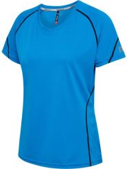 Koszulka damska Newline base coolskin. Niebieskie bluzki sportowe damskie Newline, xs, bez wzorów, z materiału, bez ramiączek. Za 153.95 zł.