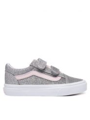Vans Tenisówki VN000CYAHN31 Srebrny. Szare buty sportowe dziewczęce Vans, bez wzorów, z materiału, bez zapięcia. Za 259.99 zł.
