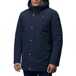 Kurtka BLAUER CHESTER Niebieski. Niebieskie kurtki męskie Blauer, m, bez wzorów, z tkaniny, bez kaptura. Za 1,145.99 zł.