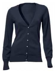 Heine Kardigan w kolorze granatowym rozmiar: 42. Niebieskie kardigany damskie Heine, bez wzorów, z bawełny. Za 104.99 zł.