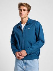 LEE MĘSKA KURTKA LEE HARRINGTON JACKET ORION BLUE 112363868. Niebieskie kurtki męskie Lee, m, bez wzorów, bez kaptura. Za 249.99 zł.