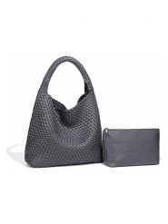 SUVRAI Torebka w kolorze antracytowym - 30 x 42 x 14 cm rozmiar: onesize. Czarne torebki klasyczne damskie SUVRAI, bez wzorów, z materiału, bez dodatków. Za 173.99 zł.