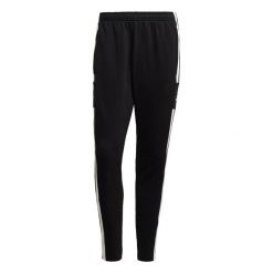 Spodnie do piłki nożnej męskie Adidas Squadra 21 Sweat Pants. Czarne spodnie dresowe męskie Adidas, bez wzorów, z bawełny. Za 158.08 zł.