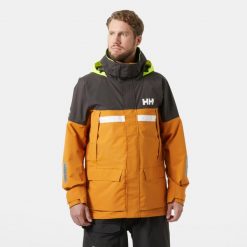 Kurtka Helly Hansen Pier 4.0. Brązowe kurtki męskie Helly Hansen, bez wzorów, sportowe, bez kaptura. Za 1,181.50 zł.
