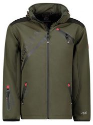 Geographical Norway Kurtka softshellowa "Twopac" w kolorze khaki rozmiar: M. Brązowe kurtki outdoor męskie Geographical Norway, m, bez wzorów, bez kaptura. Za 204.95 zł.