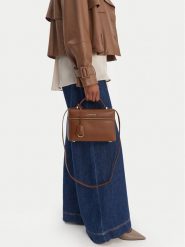 GINO ROSSI Torebka EO-LX10265 Brązowy. Brązowe torebki klasyczne damskie Gino Rossi, bez wzorów, z materiału, bez dodatków. Za 229.99 zł.