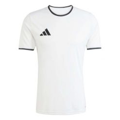 T-Shirt Adidas Sport Ent26 Jsy Dorośli. Białe t-shirty męskie Adidas, l, bez wzorów, z materiału, bez kołnierzyka. Za 133.99 zł.