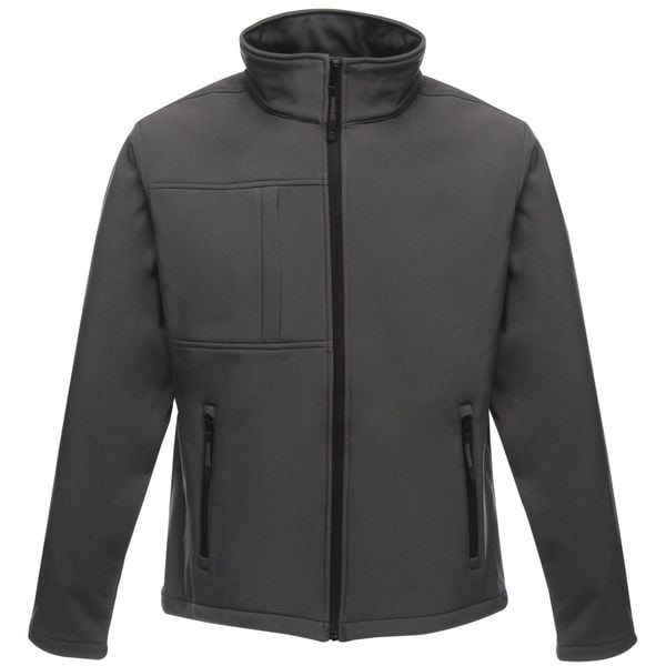 Męski Softshell Octagon II. Czarne kurtki softshell damskie Regatta, m, bez wzorów, z softshellu, bez kaptura. Za 225.99 zł.
