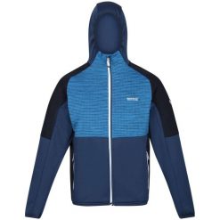 Kurtka Softshell Regatta dla Mężczyzn 2XL - Wiatroodporna i Oddychająca. Niebieskie kurtki męskie Regatta, m, bez wzorów, z softshellu, bez kaptura. Za 236.99 zł.