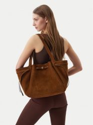 Tory Burch Torebka 178158 Brązowy. Brązowe torebki klasyczne damskie Tory Burch, bez wzorów, ze skóry, bez dodatków. Za 3,069.00 zł.