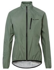 Kurtka damska Drop Jacket III. Zielone kurtki przeciwdeszczowe damskie Vaude, bez kaptura. Za 543.45 zł.